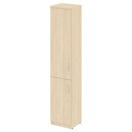 Шкаф высокий узкий левый (1 низкая дверь ЛДСП, 1 средняя дверь ЛДСП) НОВА С В.СУ-1.3 Л Бук Артизан / NOVA S L_0