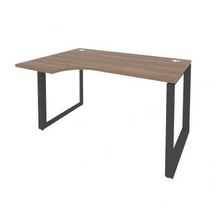 Стол эргономичный левый на О-образном м/к ОНИКС О.МО-СА-2Л Дуб Аризона/Антрацит / ONIX O.MO-SA-2L_0