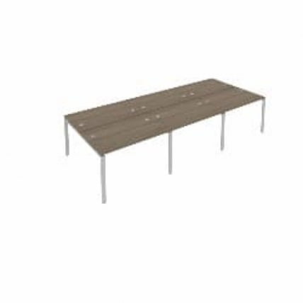 Рабочая станция на 6 раб.места Метал Сйстем Б.СМ-6.2 Вяз/Серый / Metal System_0