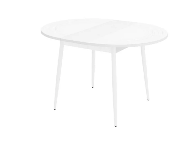 Стол обеденный раскладной Орфей 41 Белый шпон_1