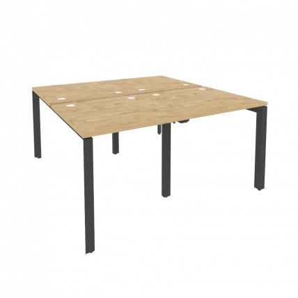 Рабочая станция на П-образном м/к ОНИКС О.МП-Д.РС-4.0.8 Тиквуд Светлый/Антрацит / ONIX O.MP-D.RS-4.0.8_0