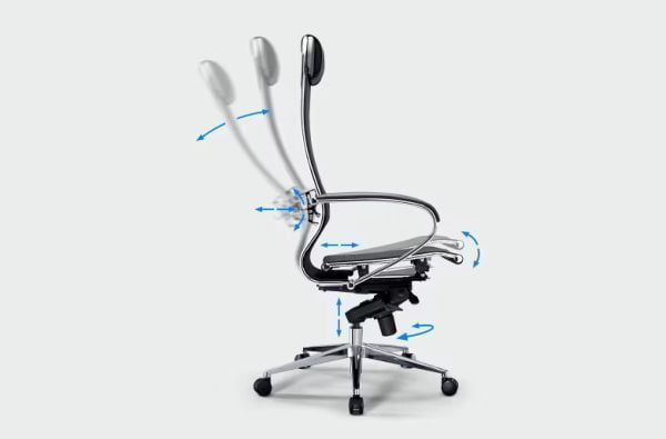 Кресло компьютерное Самураи Б1-13К-ГойаЛЕ /Кc31/Вм31/К2cВ(М26.Б32.Г25.В03) / Samurai B1-13K-GoyaLE /Kc31/Wm31/K2cV(M26.B32.G25.W03)_7