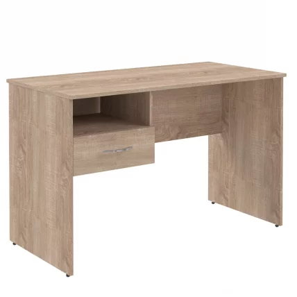 Стол письменный (С-1200) Л с левой подвесной тумбой Дуб Сонома Светлый / (S-1200) L_0