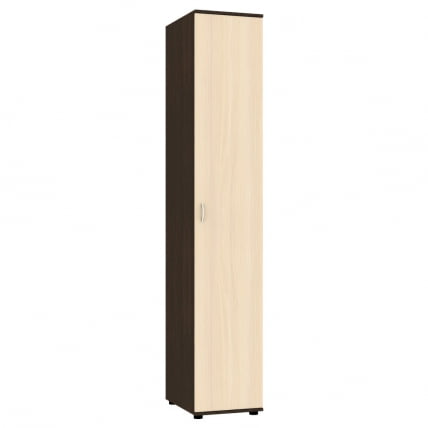 Шкаф распашный Алиса (Х1) 2230х400х540 ручка скоба 96мм (Венге-ДМ) / (H1)_0