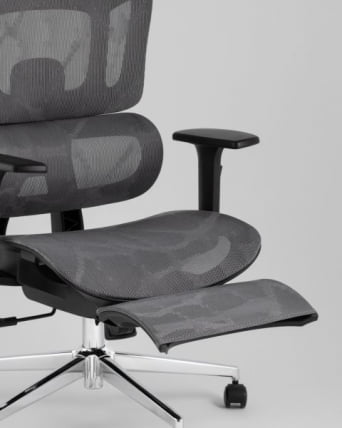 Кресло офисное ТопЧаирс Нимбус серый / TopChairs Nimbus_18