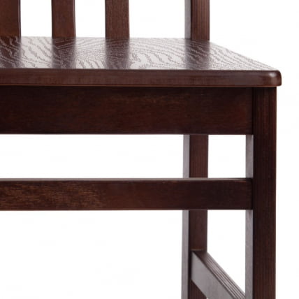 Стул жесткое сиденье СВЕДЕН Многослойная фанера, МДФ, 100*41*40, Каппучино разобранный / SWEDEN Cappuchino_8