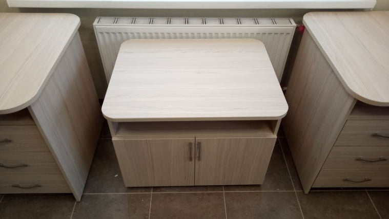 Тумба под оргтехнику Глассй 3.16.10 Туя / Glassy_2