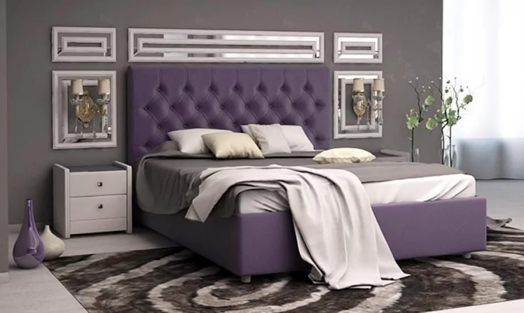 Кровать Беатрисе Сиреневый / Beatrice_0