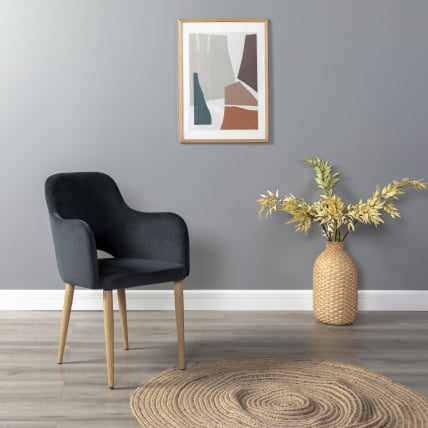 Кресло Ледгер К Диаг грей/нат.дуб / Ledger Diag grey/нат.дуб_5