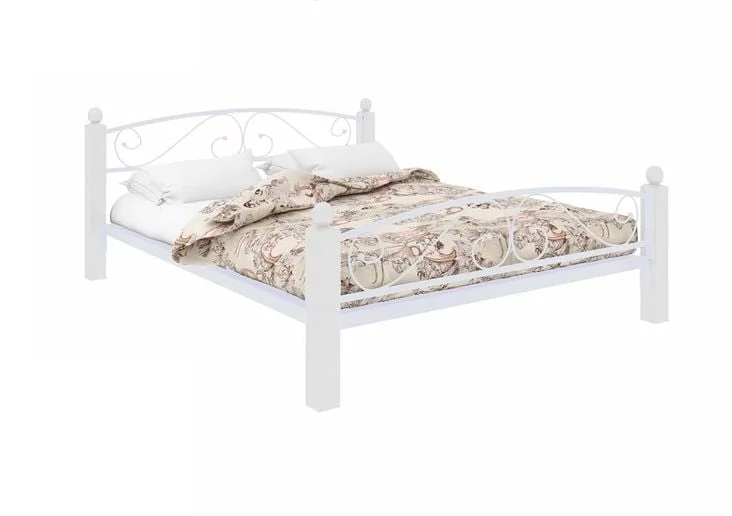 Кровать Вероника Лукс Плус 1800х1900 Белая / Lux Plus_0