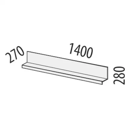Полка навесная Фреска 66.26_1