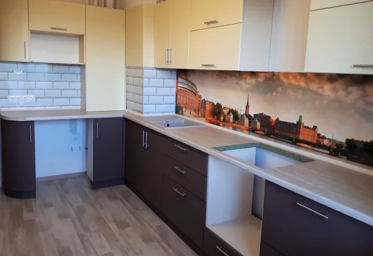 Глянцевый фартук (КОМПОЗИТ) КМ 23 / KM_2