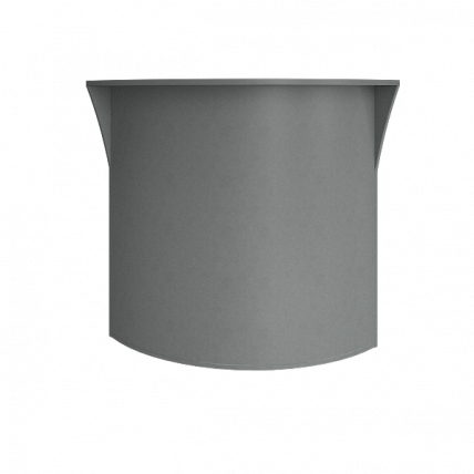 Стойка угловая (радиусный элемент - ХДФ) Рива А.РС-5 Серый / Riva_0