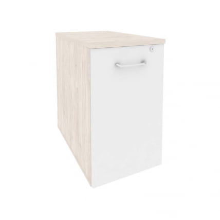 Тумба низкая выдвижная приставная / опорная ОНИКС О.ВТПО-1.7 Денвер Светлый/Белый / ONIX O.VTPO-1.7_0