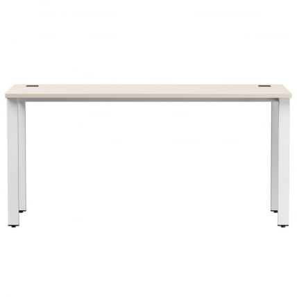 Стол прямой на металлокаркасе, опоры 90 гр Еверпроф ЕВО 254С008 Кашемир Белый / Everprof EVO 254S008_1