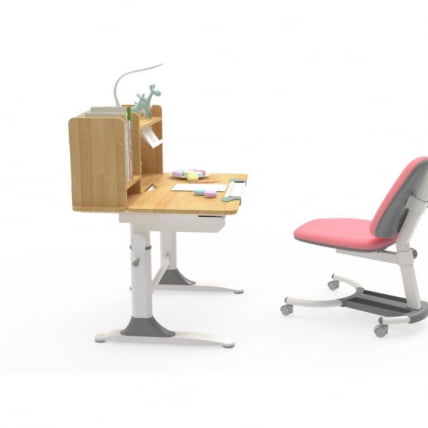 Стол письменный детский с регулировкой высоты и полками ЕУРЕКА ЕCД-КСЙЛ-80 / EUREKA ECD-XYL-80_7