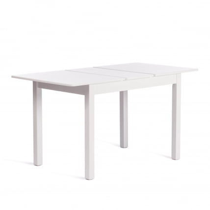 Стол МОСС раздвижной бук, мдф, 110+30 кс 68 кс 75 см, вхите (белый) / MOSS x x white_4