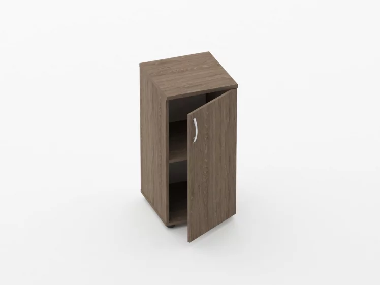 Шкаф низкий закрытый Глассй 6.08.13Пр Дуб Верцаска / Glassy_1