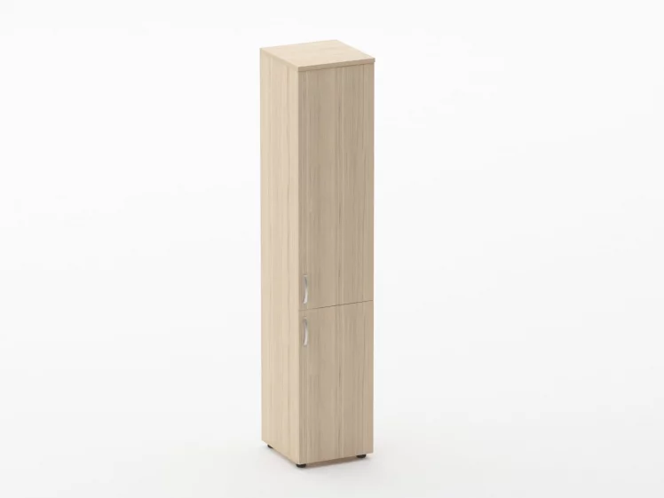 Шкаф высокий закрытый Глассй 6.19.13Пр Орех / Glassy_0