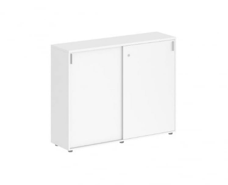 Шкаф-купе средний с замком Сигма СГ.712.ВХ.ВХ Белый / Sigma SG.712.WH.WH_0