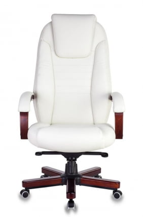 Кресло руководителя Бюрократ Т-9923ВАЛНУТ/ИВОРЙ / T-9923WALNUT/IVORY_1