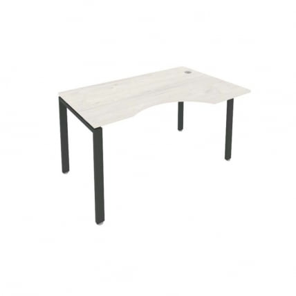 Стол письменный МЕТАЛ СЙСТЕМ Б.СА-2 Пр Наварра/Антрацит / METAL SYSTEM_0