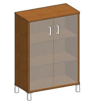 Стеллаж стекло тонированное В420.8 Дуб девон_0