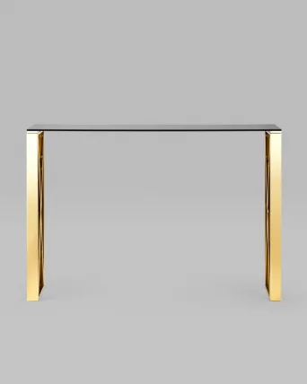 Консоль КРОСС 115кс30 Золото (стекло смоке) / 115x30 smoke)_2