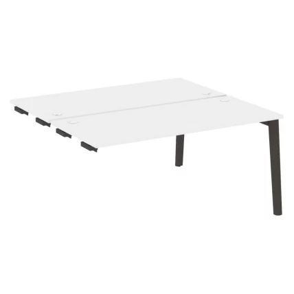 Стол-приставка двойной к опорным элементам ОНИКС ВООД ОВ.Д.СПР-4.7 Белый Бриллиант/Темный / ONIX WOOD OW.D.SPR-4.7_0