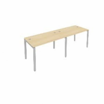 Рабочая станция на 2 раб.места Метал Сйстем Б.СМ-2.2 Акация/Серый / Metal System_0