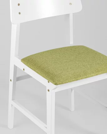 Комплект из двух стульев ОДЕН ВХИТЕ 2 шт Оливковый / ODEN WHITE_7