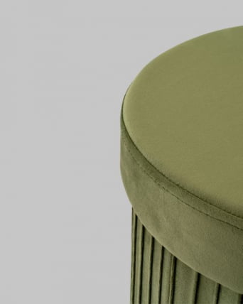 Пуф складной с ящиком Сторе Роунд травяной / Store Round_6