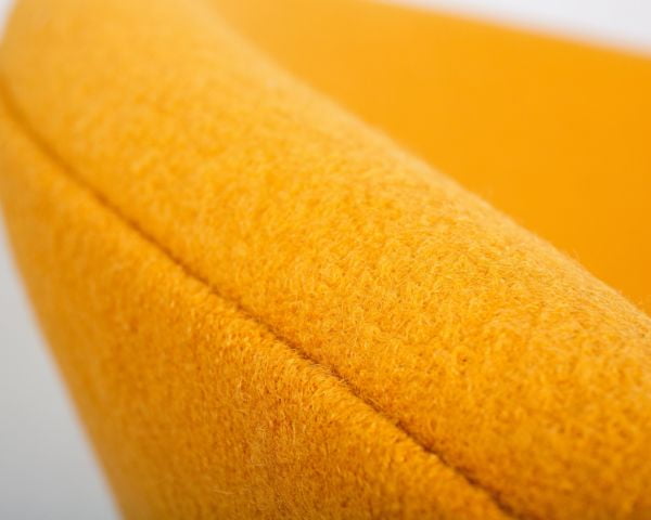 Кресло дизайнерское ДОБРИН ЕМИЛЙ (желтая ткань АФ13, золотое основание) 2 шт / DOBRIN EMILY AF13,_7