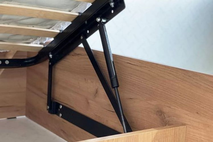 Каркас кровати Юниор 90х200 см СМУ-02 дуб крафт золотой / SMU-02_13