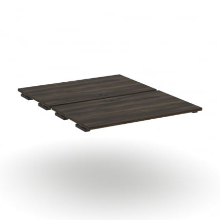 Двойной стол-приставка к двум опорным тумбам/шкафам CОНCЕПТ CН.ДСПР-006 Дуб Мали Черный / CONCEPT CN.DSPR-006_0