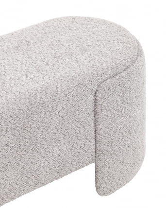 Банкетка Такс букле Светло-серый / Taks_3