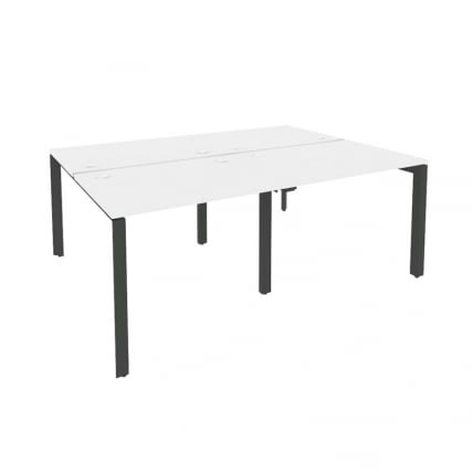 Рабочая станция на П-образном м/к ОНИКС О.МП-Д.РС-4.1.7 Белый Бриллиант/Антрацит / ONIX O.MP-D.RS-4.1.7_0