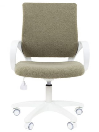 Детское кресло CХАИРМАН ТИН (КИДС) 103 белый пластик БАРНИ (БАРНИ) Оливка / CHAIRMAN (KIDS) (BARNI)_1