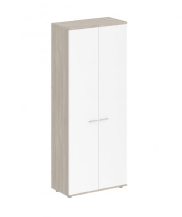 Шкаф высокий Сигма СГ.801.ОД.ВХ Дуб темный Белый / Sigma SG.801.OD.WH_0