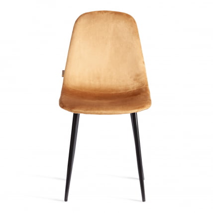 Стул БРЕЕЗЕ (мод. ДЖСC-58) Велюр/металл , 44 х 53 х 86 см, бровн (коричневый) ХЛР12 / черный / BREEZE (mod. JSC-58) brown HLR12_4