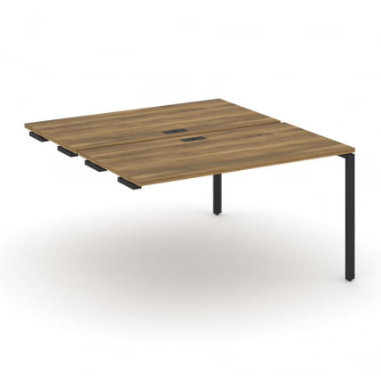 Двойной стол-приставка к опорным тумбам/шкафам CОНCЕПТ CН.ДСПР-003 Сандал Янтарный Черный / CONCEPT CN.DSPR-003_0