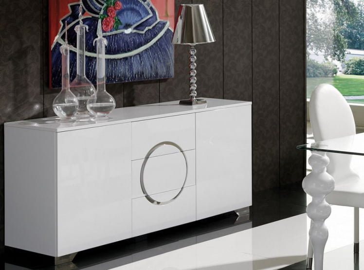 Буфет ДУПЕН В-743 Белый / DUPEN W-743_0