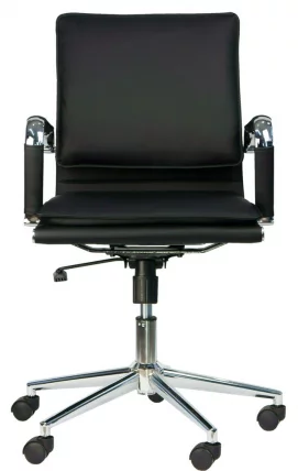 Кресло для персонала Нерей ЛБ Т Экокожа Черный / Nerey LB T_3
