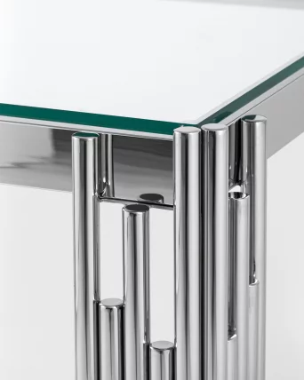 Журнальный столик ГЭТСБИ 55кс55 Серебро / 55x55_3