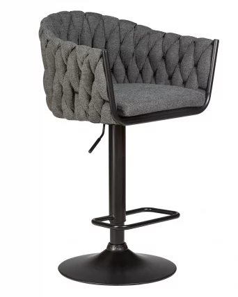 Стул барный ДОБРИН ЛЕОН Графитовая ткань ЛАР-275-21 / DOBRIN LEON LAR-275-21_1