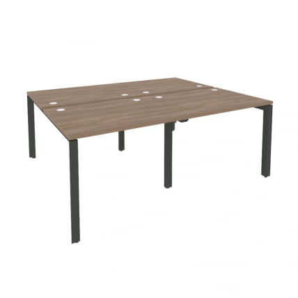 Рабочая станция на П-образном м/к ОНИКС О.МП-Д.РС-4.1.8 Дуб Аризона/Антрацит / ONIX O.MP-D.RS-4.1.8_0