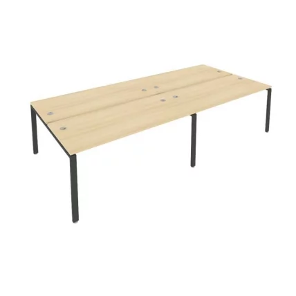 Рабочая станция на 4 раб.места Метал Сйстем Б.СМ-4.4 Акация/Антрацит / Metal System_0