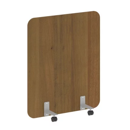 Перегородка на металлических опорах, на роликах Р-лине  ДП.Р-100-120 Орех Гварнери / R-line DP.R-100-120_0