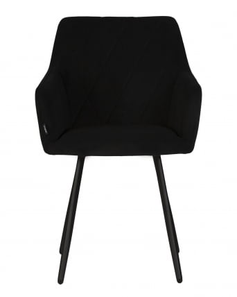 Стул обеденный ДОБРИН РОБЙ велюр Катаниа Блаcк / DOBRIN ROBY Catania Black_5