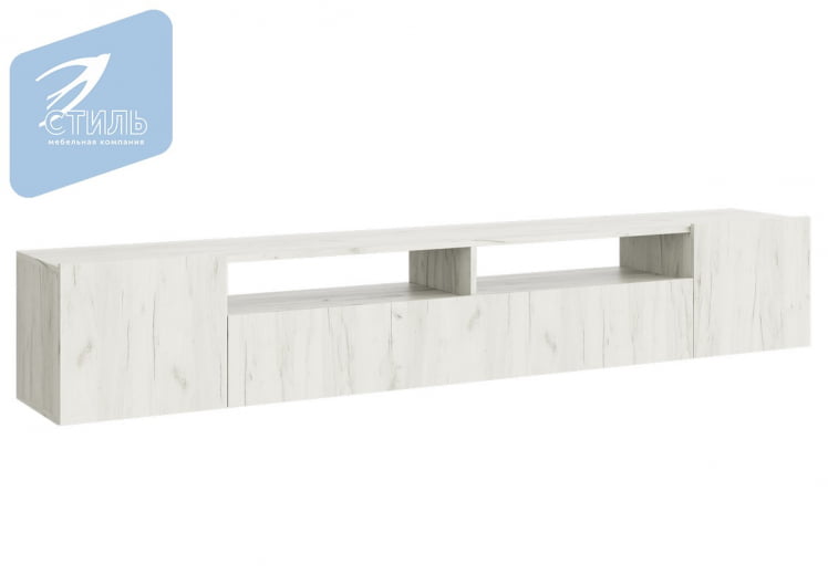 Тумба под ТВ Соло-16 ТВ Дуб крафт белый / TV_2